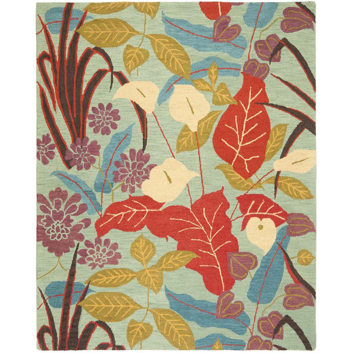 Safavieh Blossom 674 Rug, BLM674 - Blue / Multi