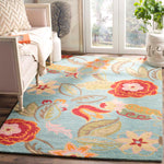 Safavieh Blossom 675 Rug, BLM675 - Blue / Multi