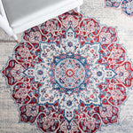 Safavieh Brentwood 802 Rug, White, BNT802 - Ivory / Red