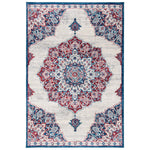 Safavieh Brentwood 802 Rug, White, BNT802 - Ivory / Red