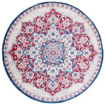 Safavieh Brentwood 802 Rug, White, BNT802 - Ivory / Red