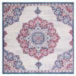 Safavieh Brentwood 802 Rug, White, BNT802 - Ivory / Red