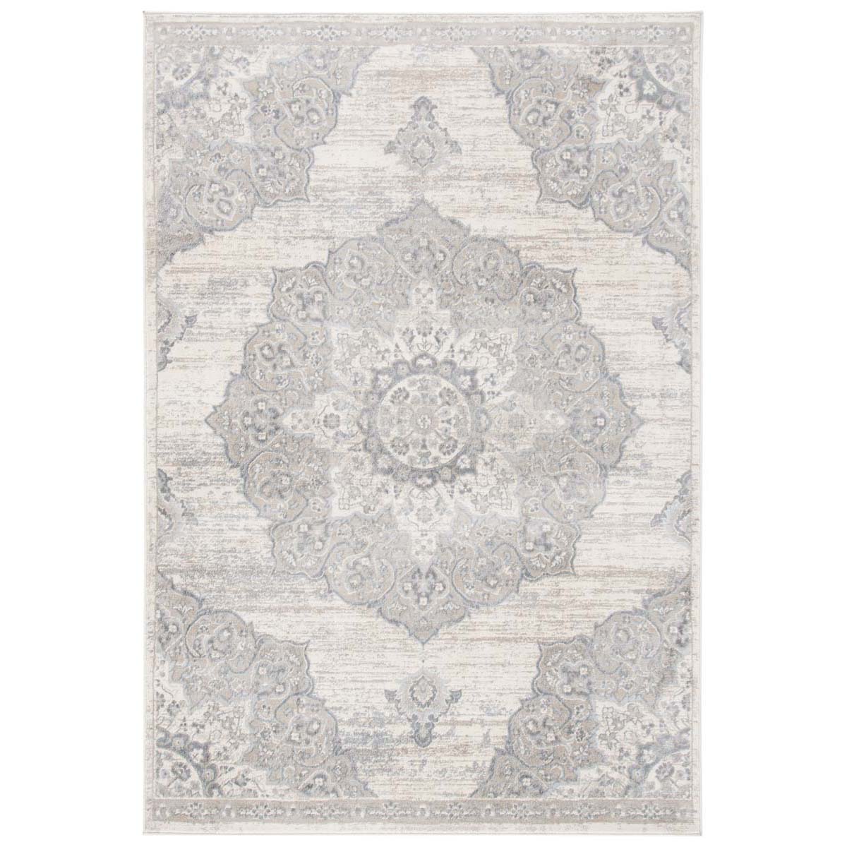 Safavieh Brentwood 802 Rug, White, BNT802 - Ivory / Beige