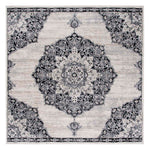 Safavieh Brentwood 802 Rug, White, BNT802 - Ivory / Black