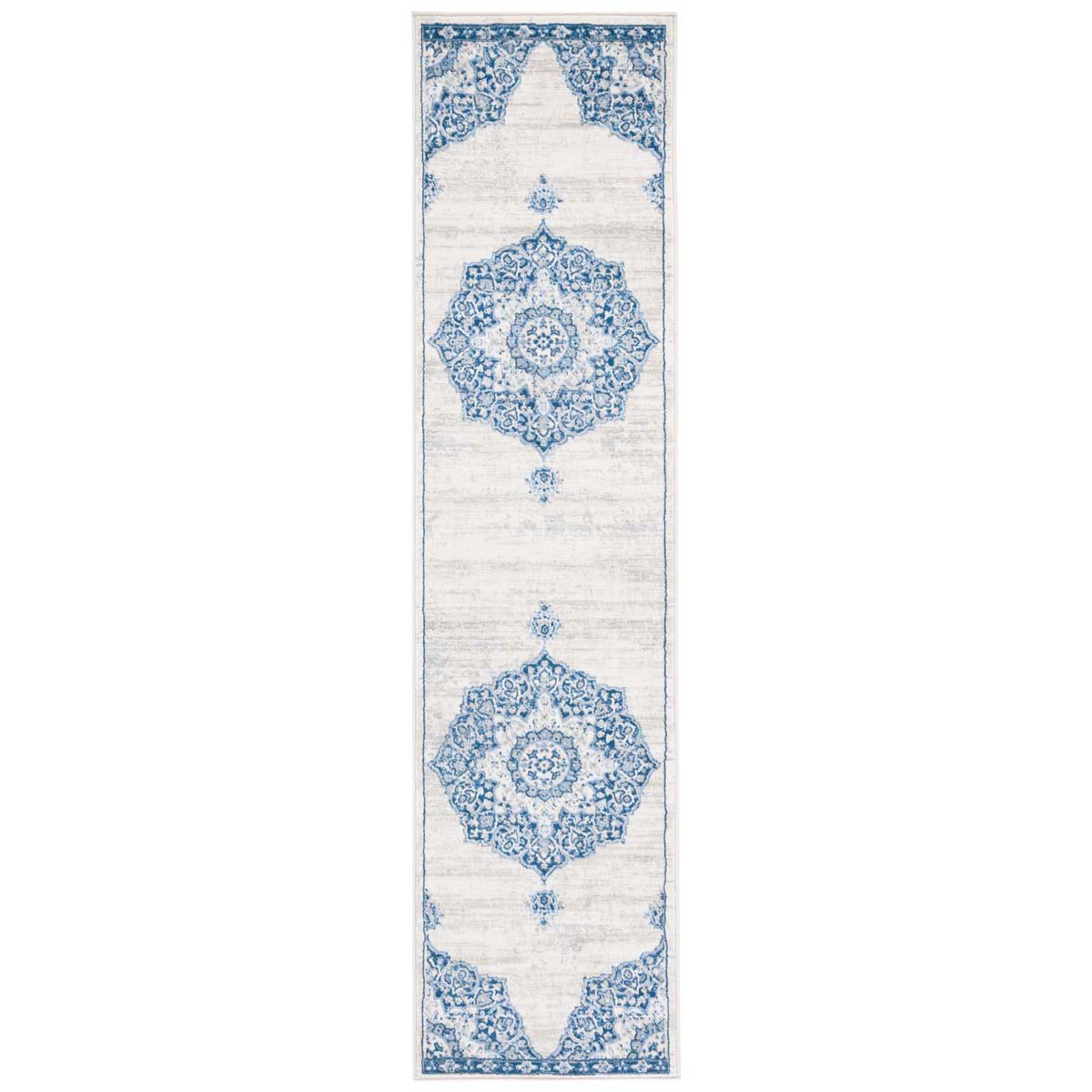 Safavieh Brentwood 802 Rug, Blue, BNT802 - Ivory / Navy