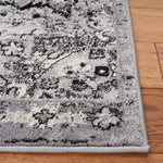 Safavieh Brentwood 802 Rug, Black, BNT802 - Silver / Black