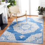 Safavieh Brentwood 802 Rug, Blue, BNT802 - Blue / Grey