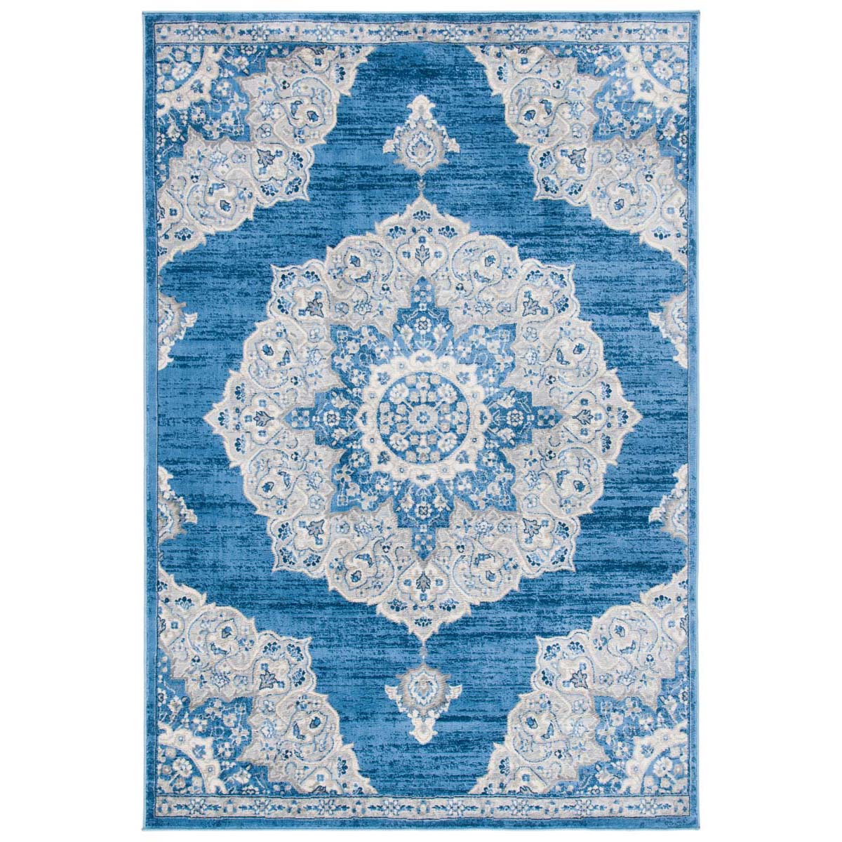 Safavieh Brentwood 802 Rug, Blue, BNT802 - Blue / Grey