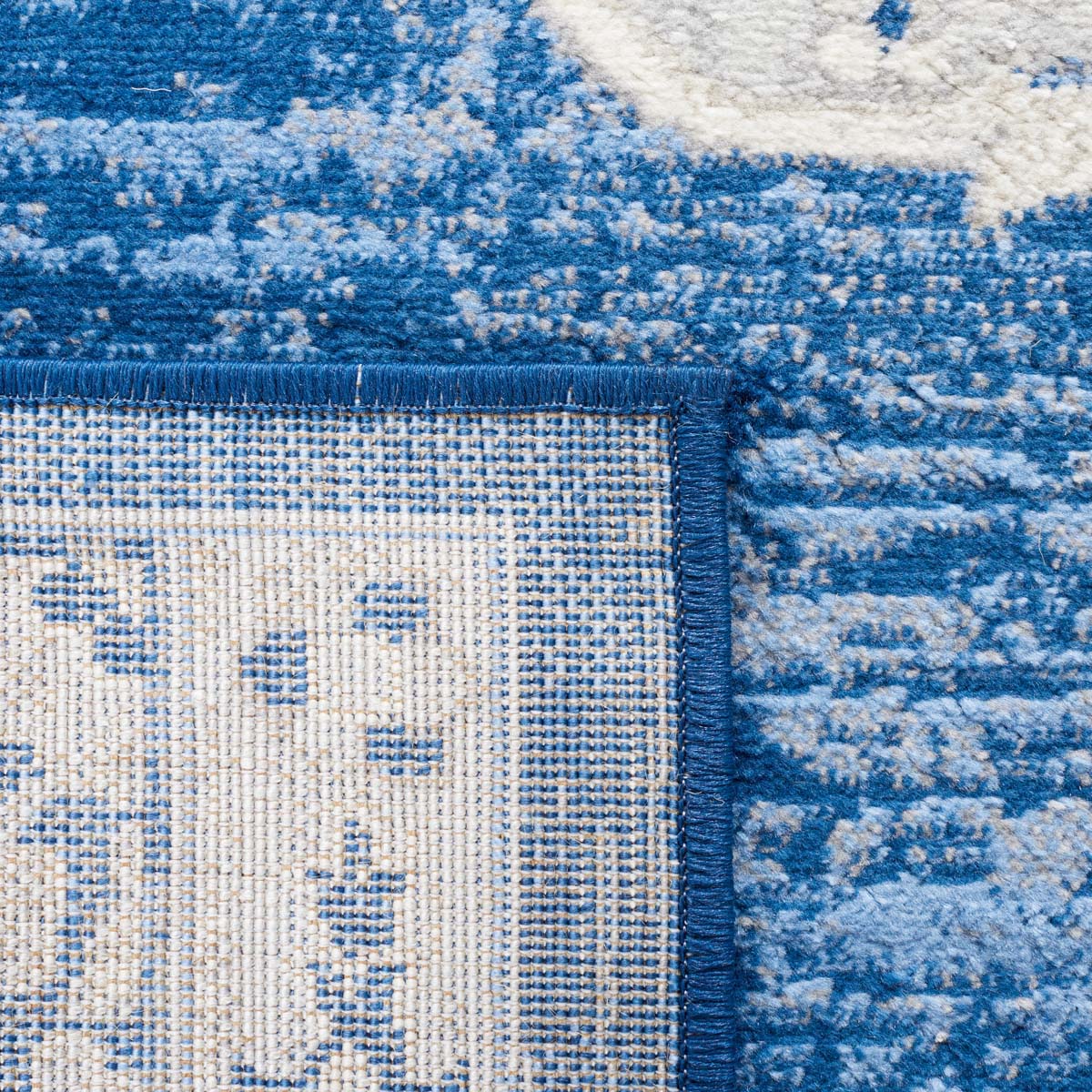 Safavieh Brentwood 802 Rug, Blue, BNT802 - Navy / Grey