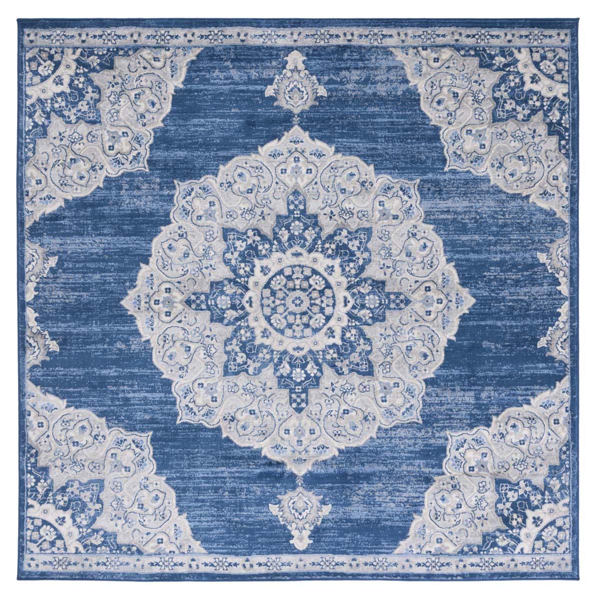 Safavieh Brentwood 802 Rug, Blue, BNT802 - Navy / Grey