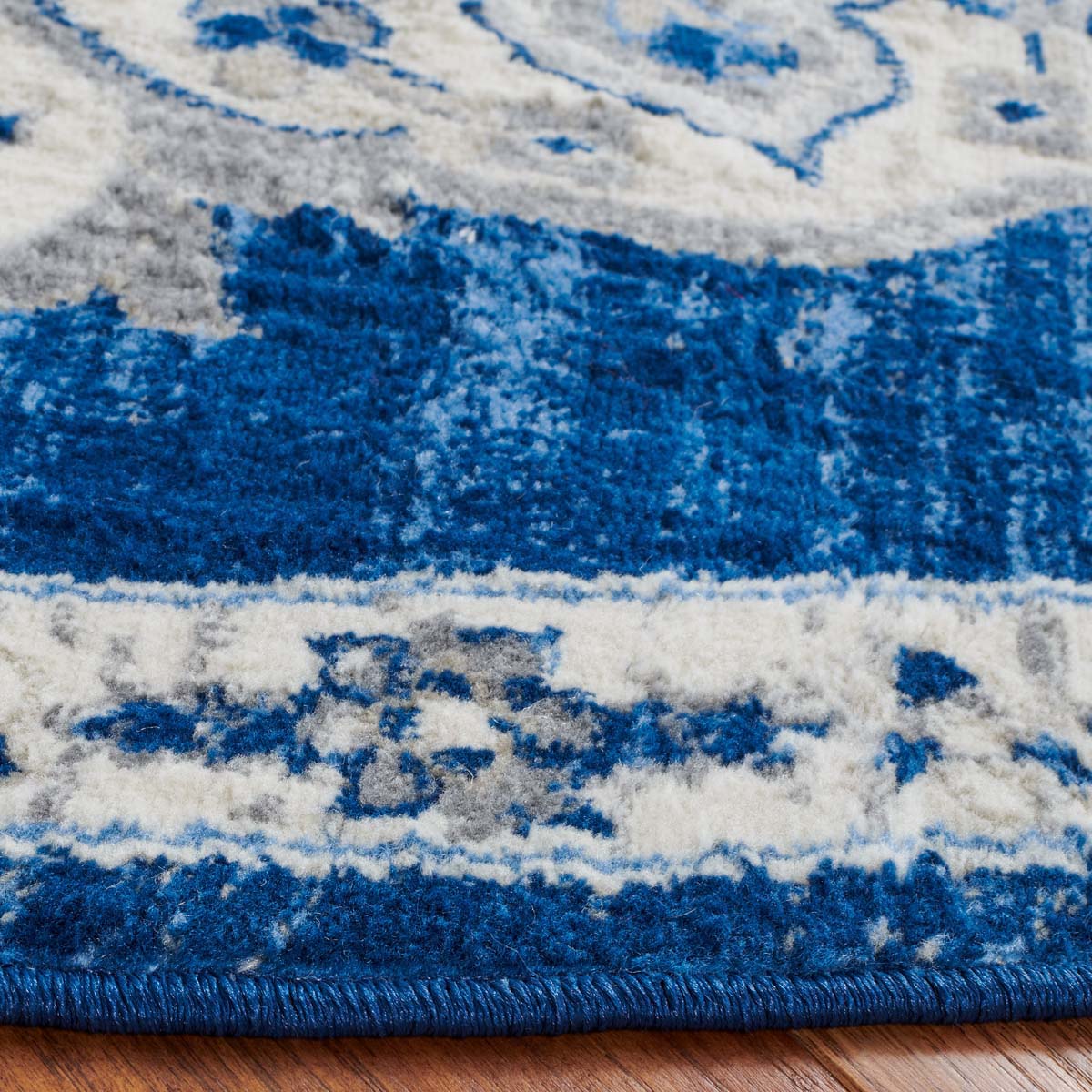 Safavieh Brentwood 802 Rug, Blue, BNT802 - Navy / Ivory