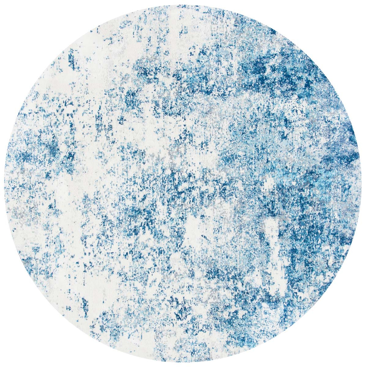 Safavieh Brentwood 822 Rug, Blue, BNT822 - Ivory / Navy