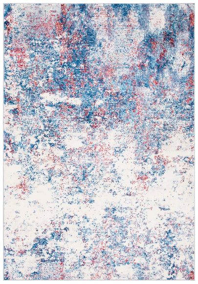 Safavieh Brentwood 822 Rug, Blue, BNT822 - Navy / Red