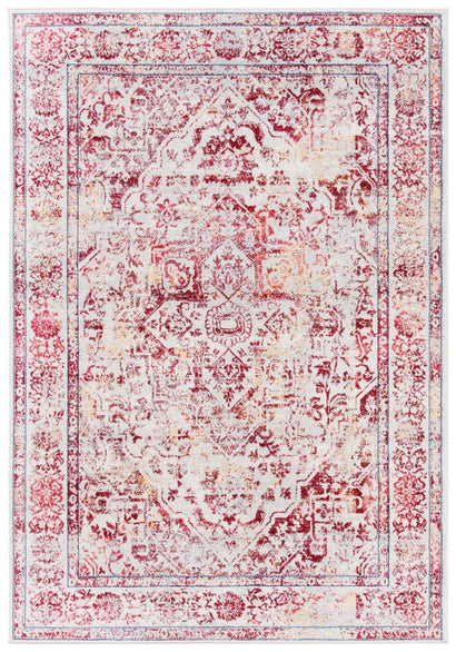 Safavieh Brentwood 832 Rug, Red, BNT832 - Ivory / Red