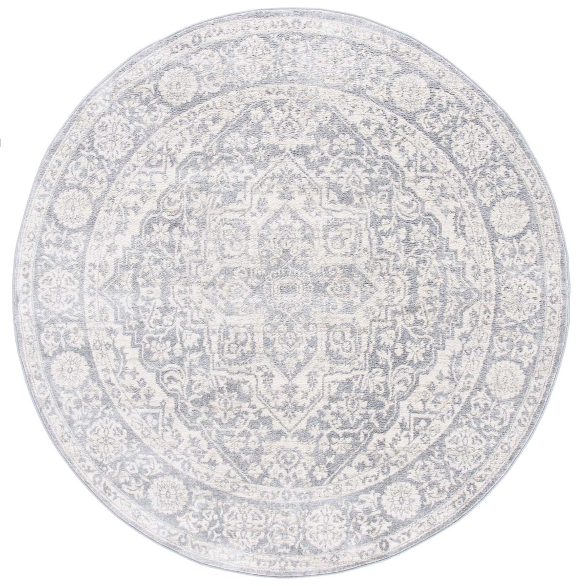 Safavieh Brentwood 832 Rug, Grey, BNT832 - Light Grey / Ivory