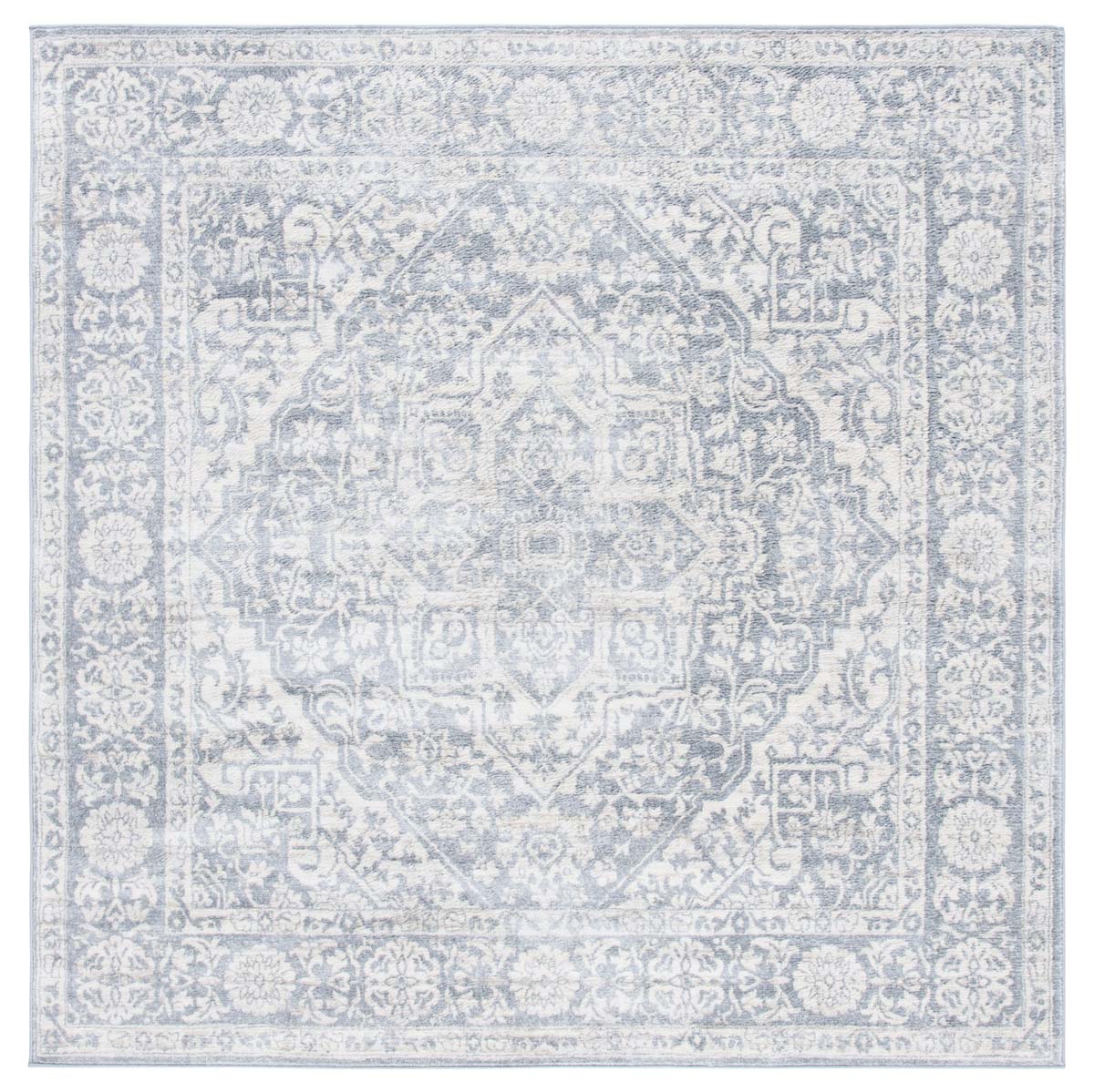 Safavieh Brentwood 832 Rug, Grey, BNT832 - Light Grey / Ivory