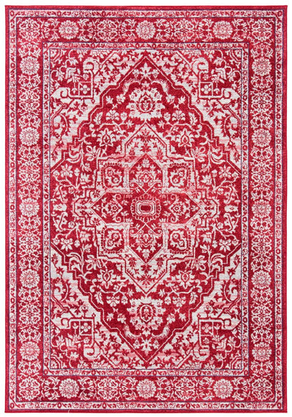 Safavieh Brentwood 832 Rug, Red, BNT832 - Red / Ivory