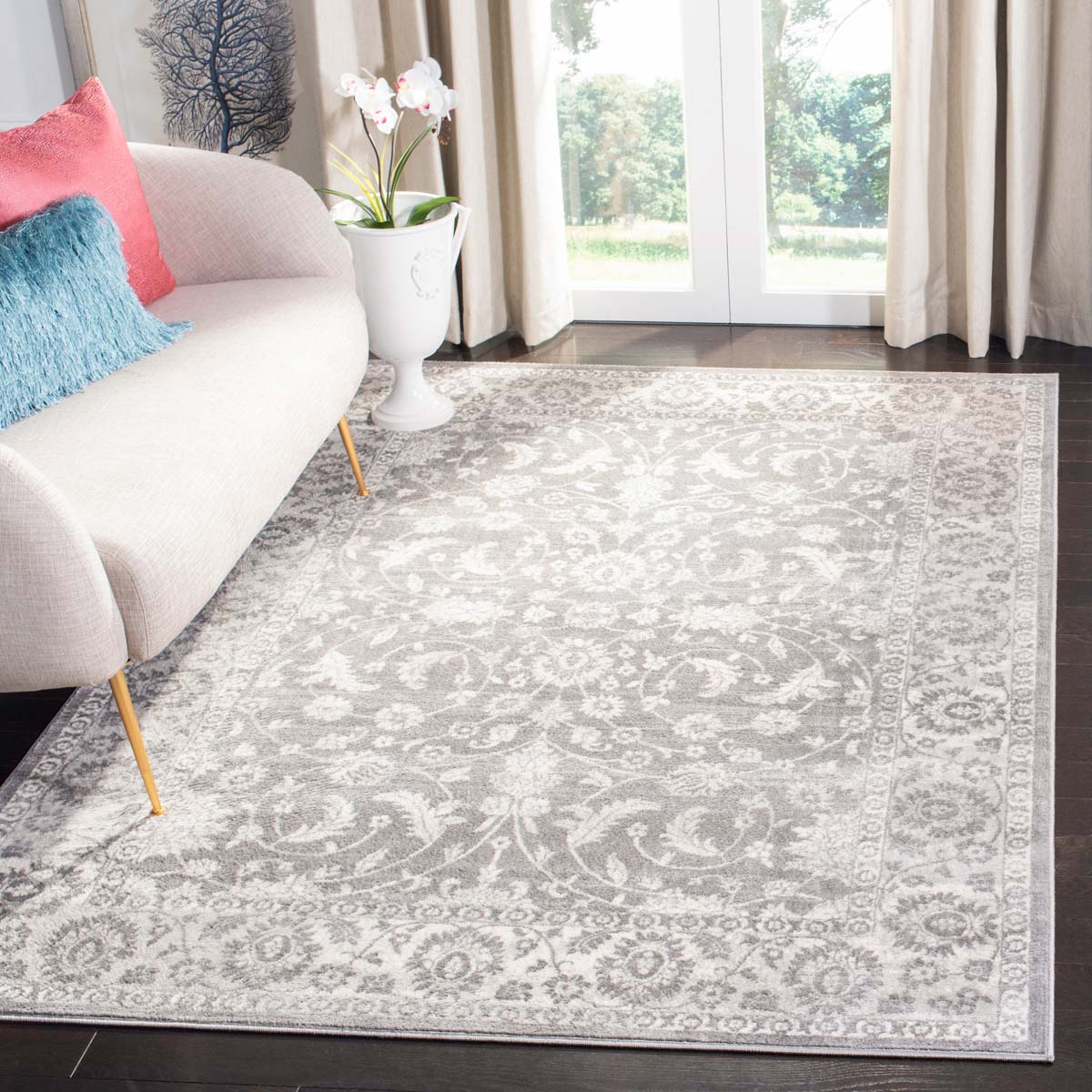 Safavieh Brentwood 844 Rug, BNT844 - CREAM / GREY