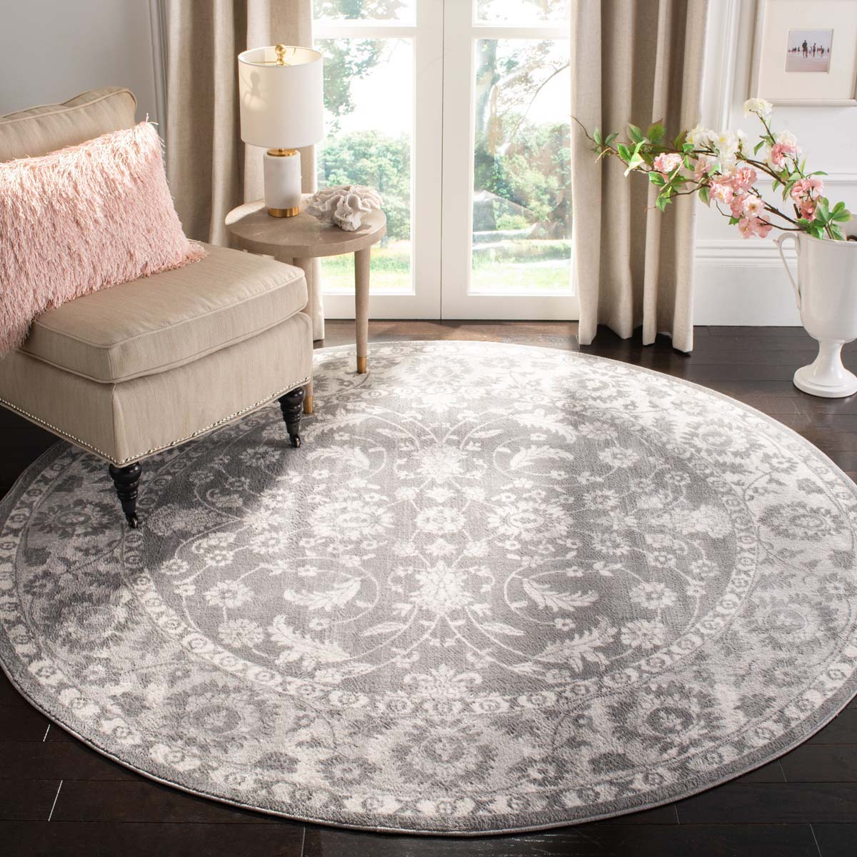 Safavieh Brentwood 844 Rug, BNT844 - CREAM / GREY