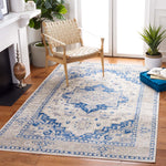 Safavieh Brentwood 851 Rug, White, BNT851 - Ivory / Blue
