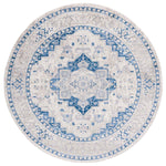 Safavieh Brentwood 851 Rug, White, BNT851 - Ivory / Blue