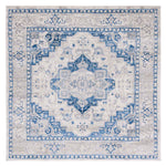 Safavieh Brentwood 851 Rug, White, BNT851 - Ivory / Blue