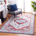Safavieh Brentwood 851 Rug, Red, BNT851 - Beige / Red