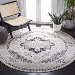 Safavieh Brentwood 851 Rug, White, BNT851 - Ivory / Black