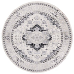 Safavieh Brentwood 851 Rug, White, BNT851 - Ivory / Black