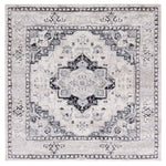 Safavieh Brentwood 851 Rug, White, BNT851 - Ivory / Black