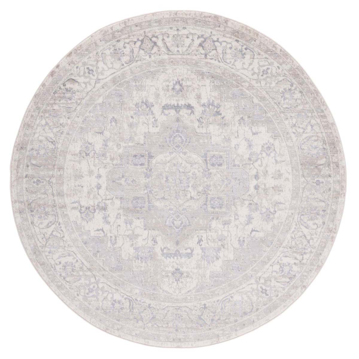 Safavieh Brentwood 851 Rug, White, BNT851 - Ivory / Grey