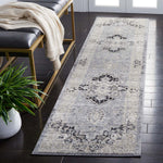 Safavieh Brentwood 851 Rug, Black, BNT851 - Silver / Black