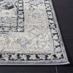 Safavieh Brentwood 851 Rug, Black, BNT851 - Silver / Black