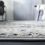 Safavieh Brentwood 851 Rug, Black, BNT851 - Silver / Black