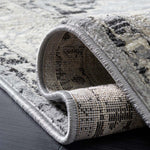 Safavieh Brentwood 851 Rug, Black, BNT851 - Silver / Black