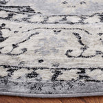 Safavieh Brentwood 851 Rug, Black, BNT851 - Silver / Black