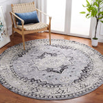 Safavieh Brentwood 851 Rug, Black, BNT851 - Silver / Black