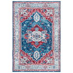 Safavieh Brentwood 851 Rug, Red, BNT851 - Navy / Red