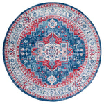 Safavieh Brentwood 851 Rug, Red, BNT851 - Navy / Red