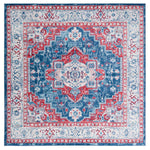 Safavieh Brentwood 851 Rug, Red, BNT851 - Navy / Red