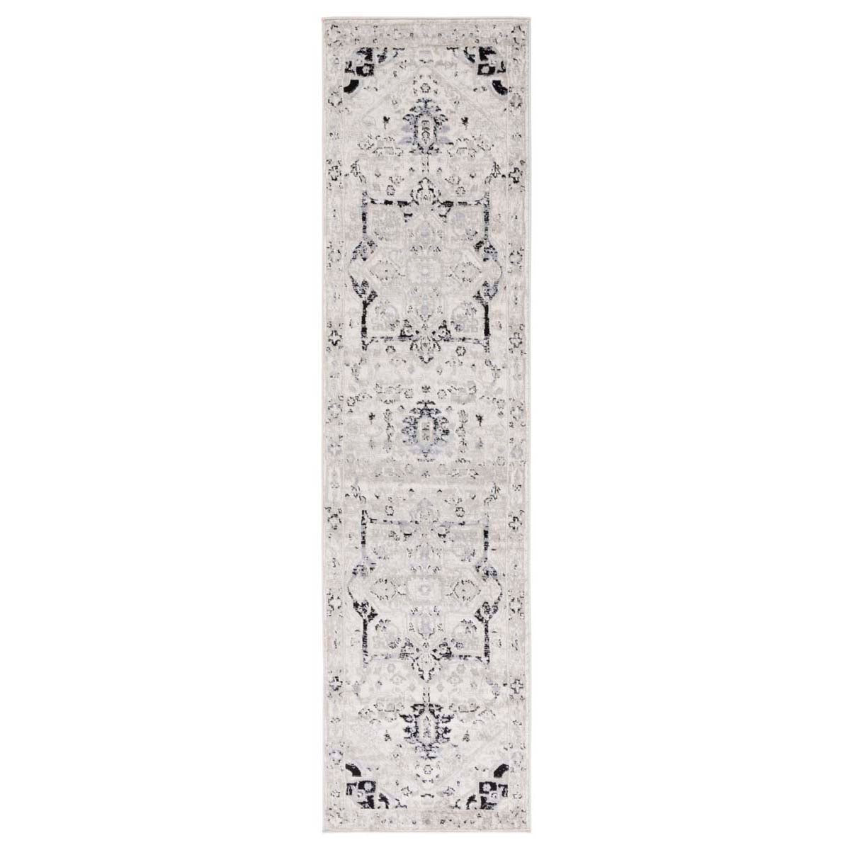 Safavieh Brentwood 852 Rug, Black, BNT852 - Ivory / Black