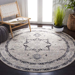 Safavieh Brentwood 852 Rug, Black, BNT852 - Ivory / Black