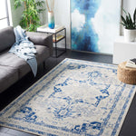 Safavieh Brentwood 852 Rug, Blue, BNT852 - Beige / Blue