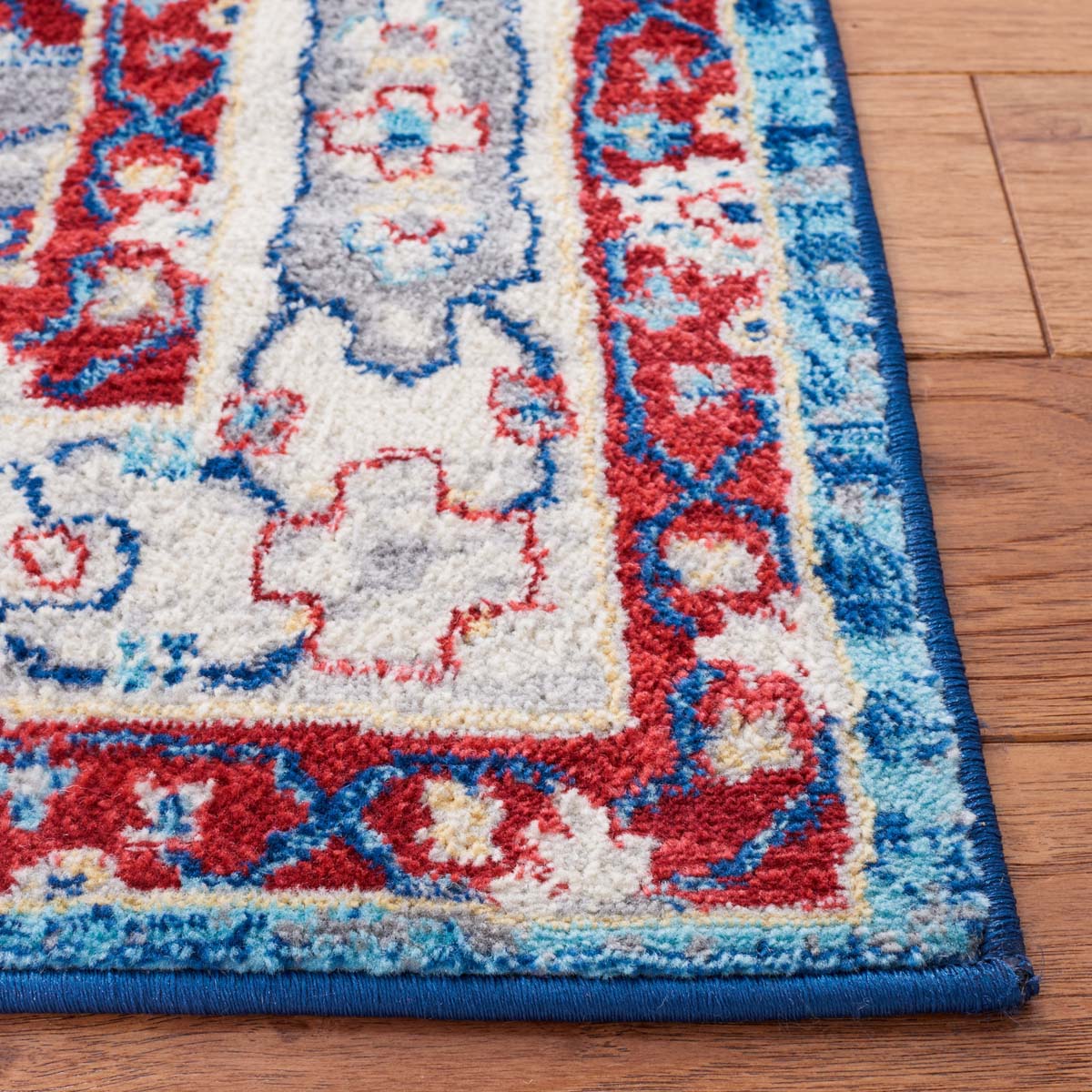 Safavieh Brentwood 852 Rug, Red, BNT852 - Ivory / Red