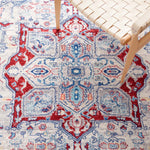 Safavieh Brentwood 852 Rug, Red, BNT852 - Ivory / Red