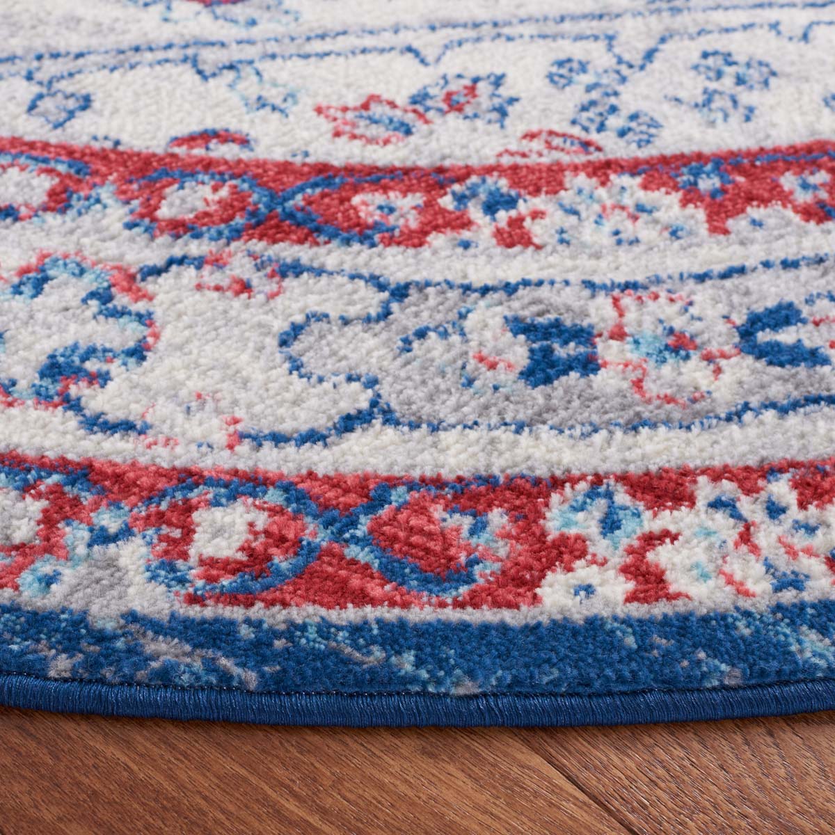 Safavieh Brentwood 852 Rug, Red, BNT852 - Ivory / Red