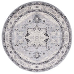 Safavieh Brentwood 852 Rug, Black, BNT852 - Silver / Black
