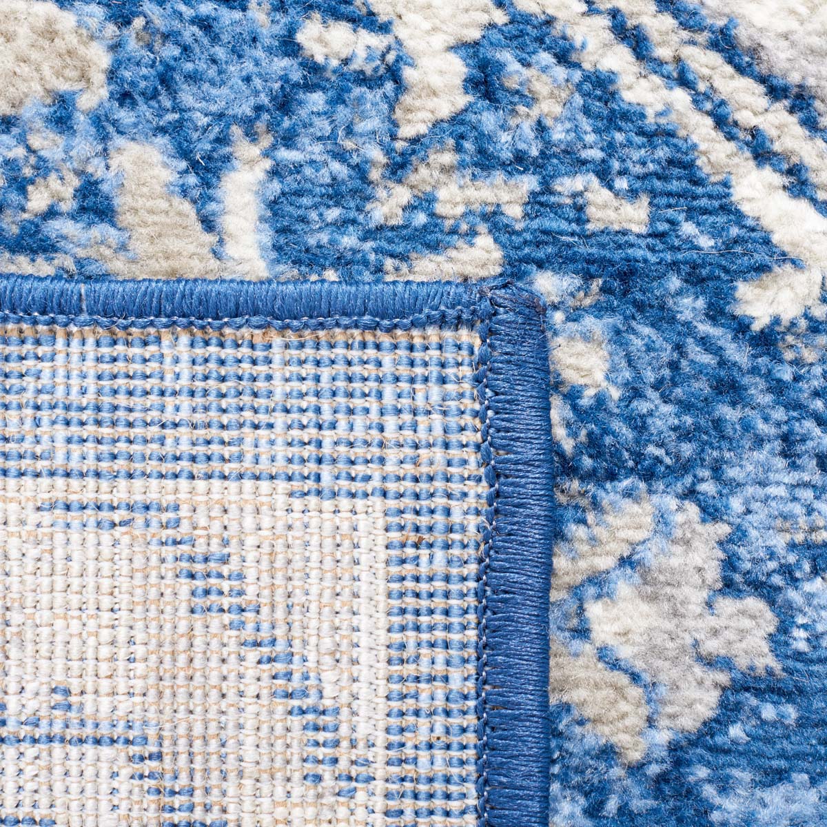 Safavieh Brentwood 852 Rug, Blue, BNT852 - Navy / Grey