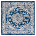 Safavieh Brentwood 852 Rug, Blue, BNT852 - Navy / Grey