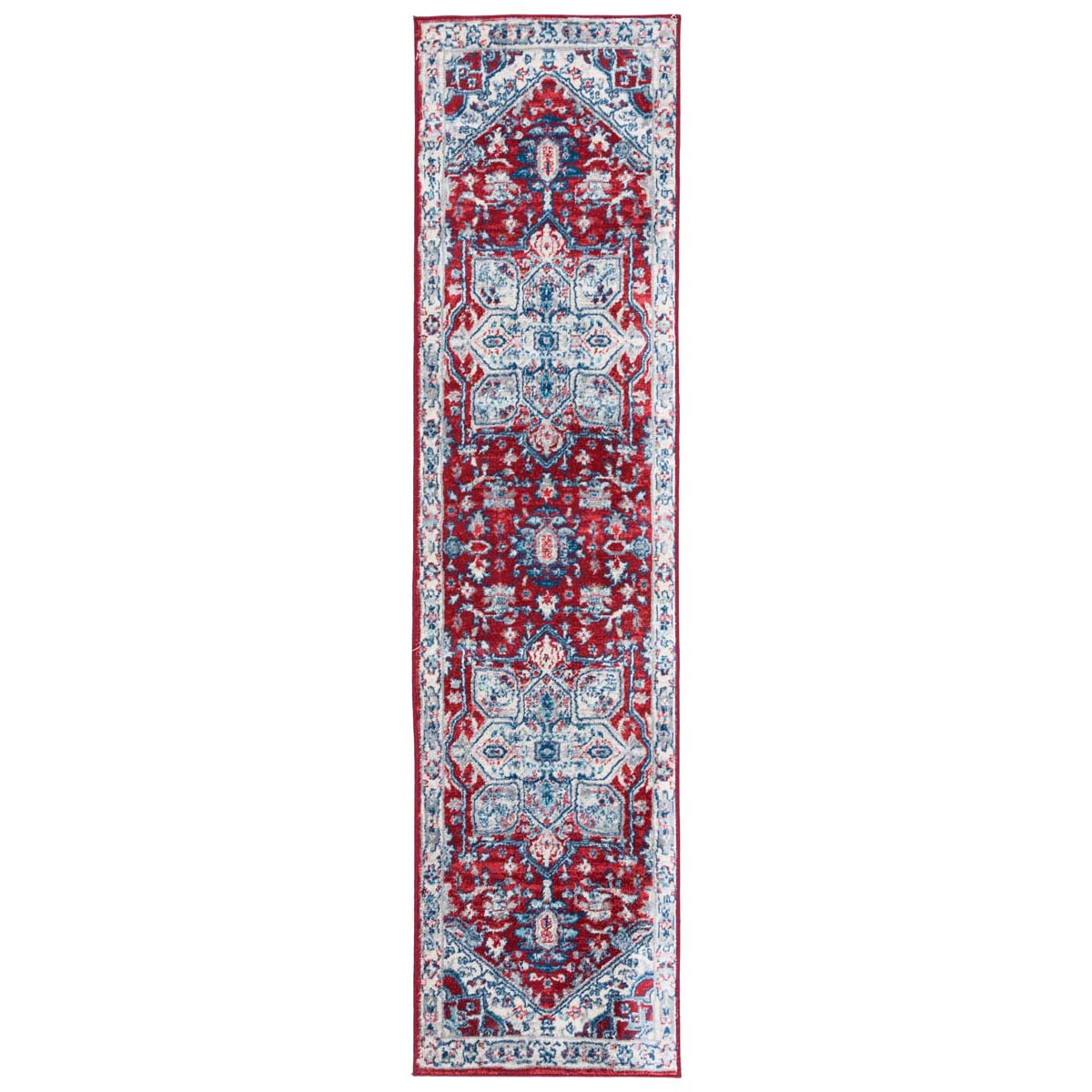 Safavieh Brentwood 852 Rug, Red, BNT852 - Red / Ivory
